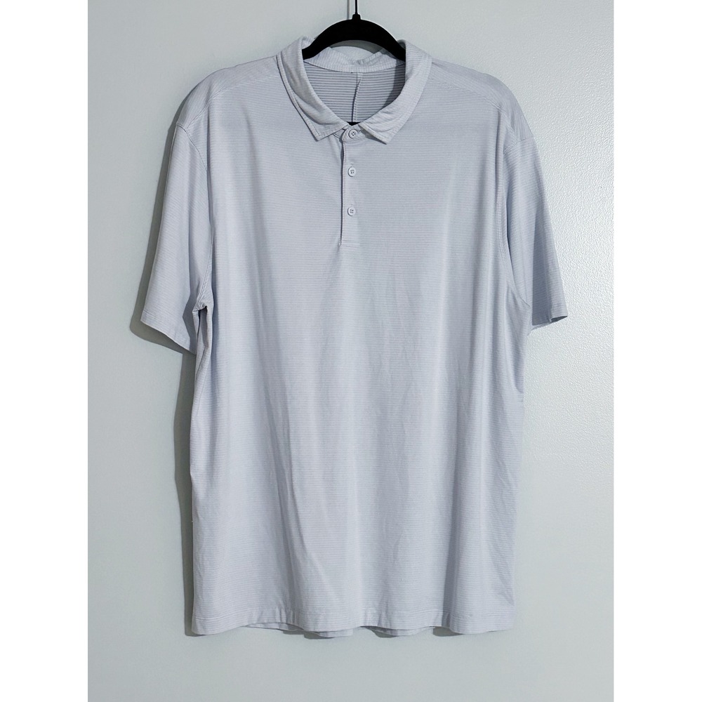 Lululemon Evolution Short Sleeve Polo Shirt in Lavender Gray